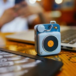 MUZEN Button Mini - Draagbare Draadloze Bluetooth Luidspreker - Berry Blauw — thumbnail 3