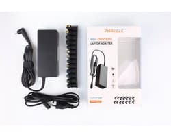 Universele AC Adapter tot 90W geschikt voor Laptop, Monitor, Smart TV, CamCorder, Camera, Laptop, Kolfapparaat, TV Box, Satelliet ontvanger, Harddisk en veel meer