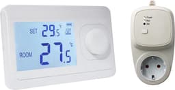 QH Basic draadloze eenvoudige thermostaat (Niet programmeerbaar) met plug in ontvanger — thumbnail 1