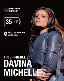 Fresh ‘n Rebel Clam – Over-ear koptelefoon draadloos - Steel Blue - Blauw — thumbnail 2