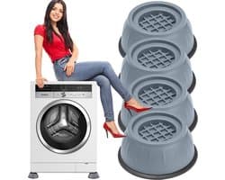 Trillingsdempers Wasmachine - 4 Stuks - Wasmachine Verhoger - Wasmachine Dempers - Droger - Vaatwasser