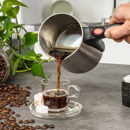 TZS First Austria Turkse Koffiemachine - Turkse Koffieapparaat - 350ml - Turkish Coffee Maker - 800W - RVS — thumbnail 5