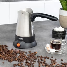 TZS First Austria Turkse Koffiemachine - Turkse Koffieapparaat - 3 Kopjes - Turkish Coffee Maker - 800W - RVS — thumbnail 4