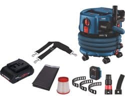 Bosch GAS 18V-12 MC Professionele snoerloze stofzuiger BITURBO Brushless + 1x ProCore accu 4.0 Ah + accessoires - zonder lader