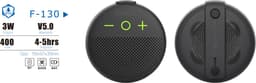 ICON Adventure Bluetooth Speaker - Waterbestendig - Adjustable strap - Zwart - Fiets — thumbnail 2