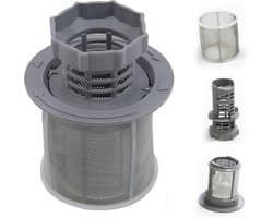 Filter - microfilter zeef vaatwasser - vaatwasmachine - Filterset - Geschikt voor veel vaatwassermodellen - 13.5x8x6cm - Keukenfilter - vaatwasserfilter - huishoudelijke vaatwasser - onzuiverheidsfiltervat - vaatwasseraccessoires