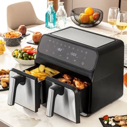 Dubbele heteluchtfriteuse van 8 liter — thumbnail 1
