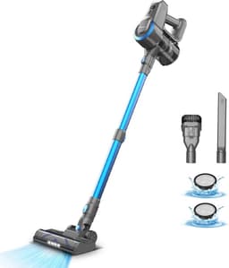 SteeFly® 6 in 1 Steelstofzuiger - Op accu 40 min - Lichtgewicht - Zonder zak - 175W - Lichtblauw - Meerdere oppervlaktes — thumbnail 1