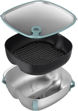 Philips 2-in-1 Stoom- en Wokset Airfryer Accessoire - HD9960/00 - Geschikt voor Philips — thumbnail 2