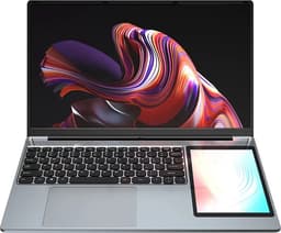 Elementkey TrueVision Lite - 15.6 Inch Laptop Met 7 Inch Tablet Scherm - 12th Gen N100 Processor – Windows 11 Pro – 16GB RAM – 1TB SSD - Zilver — thumbnail 1