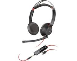 Hoofdtelefoon met microfoon Poly Blackwire 5220