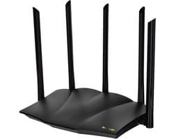 Tenda TX12 PRO draadloze router Fast Ethernet Dual-band (2.4 GHz / 5 GHz) Zwart