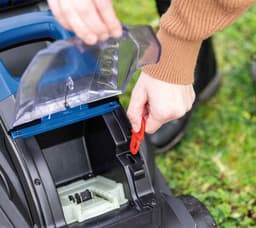 Scheppach BC-MP320-X Accu Grasmaaier - 20V - 32cm maaibreedte - maaihoogtes instelbaar: 20-60mm - voor tuinen tot 300m² - met 30L opvangbak — thumbnail 4