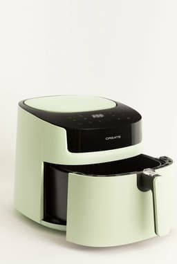 CREATE Fryer Air Pro Large Enkel 6,2 l Vrijstaand 1800 W Heteluchtfriteuse Zwart, Lichtgroen — thumbnail 10