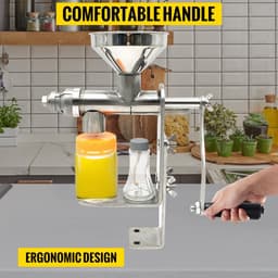 Oliepers - Oliepersmachine - Olie pomp - Olie-extractor - Handpers - Roestvrijstaal - Voor pindas, zonnebloemzaad, theezaad, sesamzaad, walnoot, kokosnoot, lijnzaad, enz. — thumbnail 2