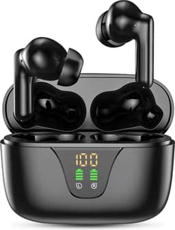 Golden Sound Oortjes draadloos - Draadloze oordopjes - Bluetooth oortjes - Active Noise Cancelling - Sport oordopjes - Led display - Touch functie - Geschikt voor elke smartphone & laptop — thumbnail 1