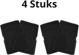 Bramokava 4x Filter geschikt voor Beko Blomberg Droger 2964840100 - 235 x 150 mm - Spons Foam Schuimfilter — thumbnail 10