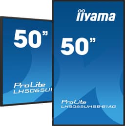 iiyama LH5065UHSB-B1AG digitaal signage flatscreen 125,7 cm (49.5") LCD Wi-Fi 800 cd/m² 4K Ultra HD zwart, met ingebouwde processor Android 11 24/7 — thumbnail 1