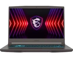 MSI Thin 15 B13VE-2051NL Intel® Core™ i7 i7-13620H Laptop 39,6 cm (15.6") Full HD 16 GB DDR4-SDRAM 512 GB SSD NVIDIA GeForce RTX 4050 Wi-Fi 6E (802.11ax) Windows 11 Home Zwart