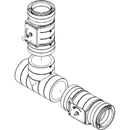 Geïsoleerd T-stuk EPS diameter 160mm — thumbnail 1