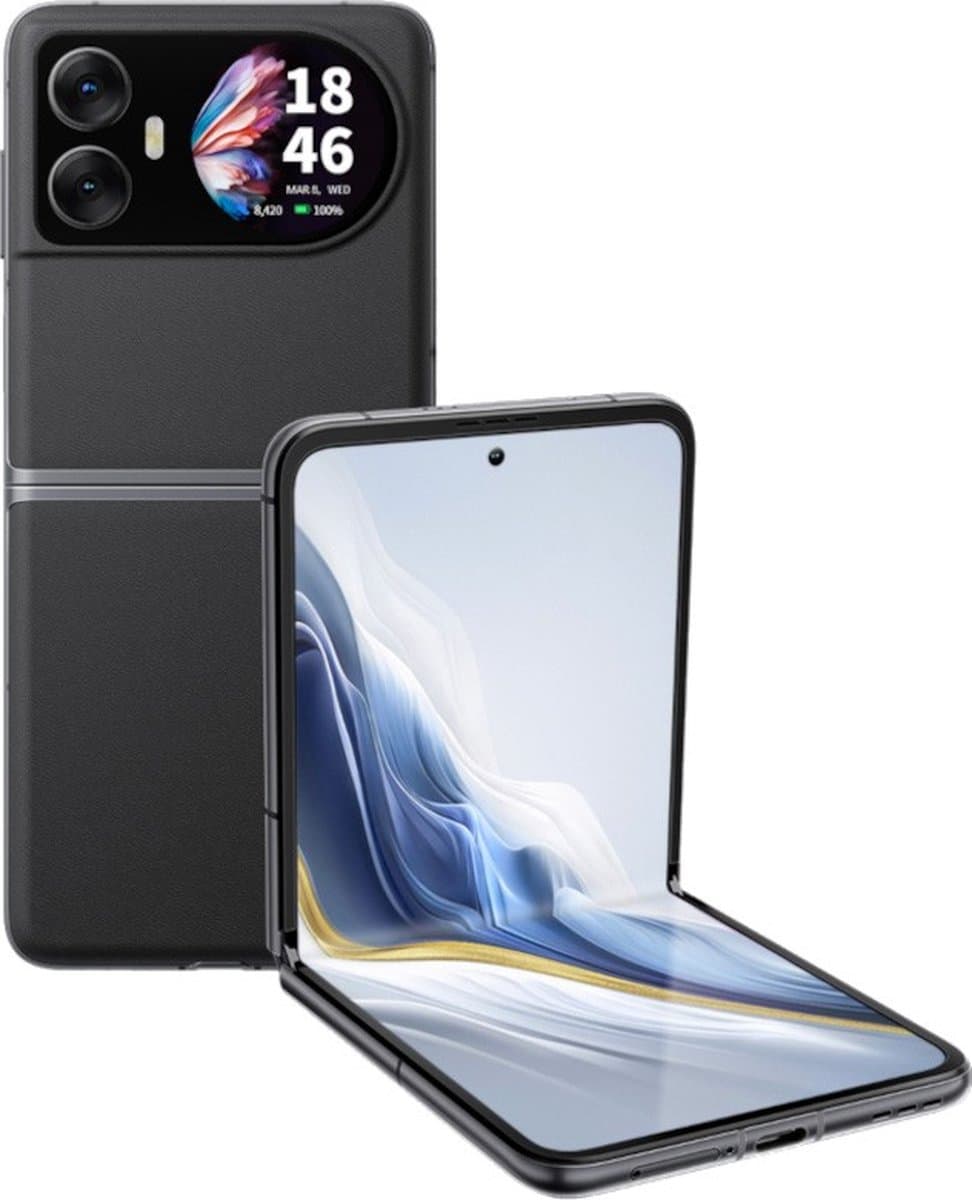 Blackview HERO 10 Smartphone - 6,9 inch 2,5K Opvouwbaar Dual-Scherm - 108MP Camera - 36GB RAM + 256GB Opslag - 4000mAh 45W Snel Opladen - Dual-SIM Android 13 - GPS NFC - Zwart — afbeelding 1