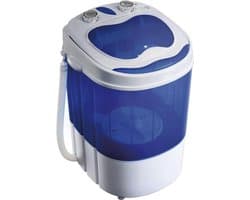 Mini-Wasmachine met Centrifugering - 3 kg Capaciteit - Ideaal voor Reizen - Caravans en Campers - Bovenlader - Laag Water- en Energieverbruik - Mini wasmachine