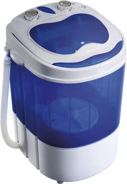 Mini-Wasmachine met Centrifugering - 3 kg Capaciteit - Ideaal voor Reizen - Caravans en Campers - Bovenlader - Laag Water- en Energieverbruik - Mini wasmachine — thumbnail 1