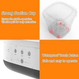 Opvouwbare Camping Wasmachine - Draagbare Mini Wasmachine voor Enige Appartementen - Elektrisch en Turbo - Grijs - Mini wasmachine — thumbnail 3
