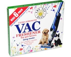 6x 'Spring Meadow' stofzuiger verfrisser geur schijven - Extra sterk - voor dierenliefhebbers - geurstaafjes alternatief