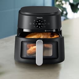 Philips 2000 serie - NA231/00 - Heteluchtfriteuse - 6.2 Liter - 1700 Watt - Zwart — thumbnail 4