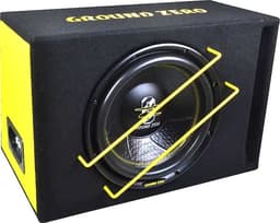 Ground Zero GZIB 12SPL - Autosubwoofer - 12“ SPL Subwoofer met Behuizing & Basreflex - 1000 Watt — thumbnail 1