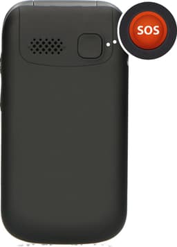 Fysic F25 - Eenvoudige Mobiele Klaptelefoon voor Senioren – 4G Smartphone met SOS Paniekknop – Zwart — thumbnail 4