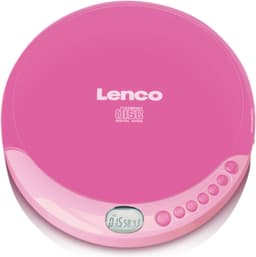 Lenco CD-011PK Discman - Draagbare CD Speler met Oordopjes - Roze — thumbnail 1