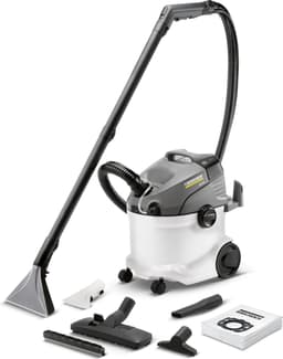 Kärcher SE 6.100 Tapijtreiniger - Sproei-extractie - 1400 W - 4 / 4 liter - Nat- en droog stofzuiger - Vliesfilterzak - Bekledingszuigmond smal — thumbnail 1