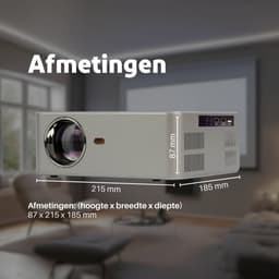 Salora BEAMER6042 - Beamer - Projector - Mini beamer - Full HD - 400 Ansi Lumens - Mirror cast — thumbnail 3