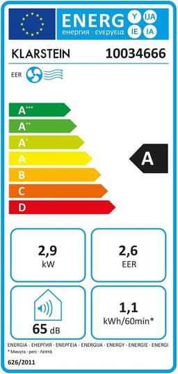 4 in 1 Mobiele Airco – Zonder Afvoer – Voor Slaapkamer, Woonkamer, Kantoor – Luchtontvochtiger – Oscillatie – 320 m³ - Afstandsbediening – Zwart — thumbnail 2