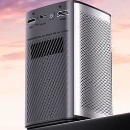 Jemaison® - Beamer P70 - Accu en Netstroom - 300 ANSI Lumen - Android - 3D - Geschikt voor Buiten — thumbnail 3