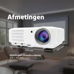 Salora 58BHD2500 LED beamer met TV tuner, HDMI en USB aansluiting — thumbnail 5