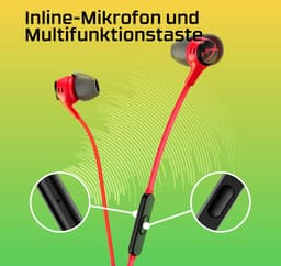 HyperX Cloud Earbuds II - Gaming Earbuds met Microfoon - Zwart - PC/PlayStation/Xbox/Nintendo Switch/Mobile — thumbnail 2