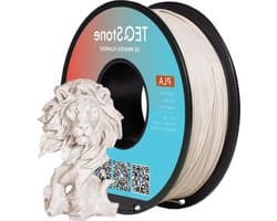 175 mm marmer bruin PLA filament steenachtig oppervlak +/- 003 mm maatnauwkeurigheid 1 kg spoel - 3D-printerfilament vacuümverpakking