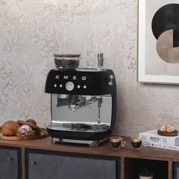 SMEG EGF03BLEU - Espressomachine met geïntegreerde bonenmaler - Zwart — thumbnail 2