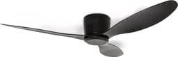 Plafondventilator - Ø132 cm - Zwart - Extra Stil: <25 dB - Ideaal voor Lage Plafonds - Plafond Ventilator — thumbnail 1