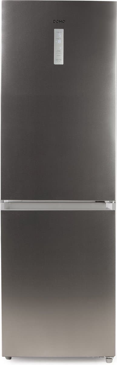 DOMO DO91334C Koelvriescombinatie - C - 338 L - inox — afbeelding 1