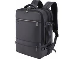 Arctic Hunter Rugzak - Laptop Reistas - Rugtas - Aktetas - 17 Inch - USB - Oplaadstation - Zwart - 32L