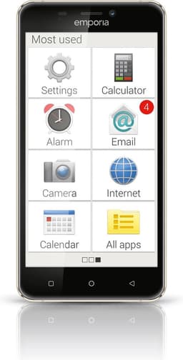 Emporia Smart 2 - 16GB - Zwart- alleen voor bellen - Geen whatsapp — thumbnail 4