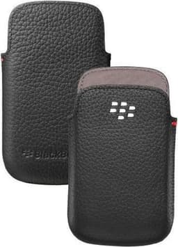 BlackBerry Leather Pocket - Zwart — thumbnail 2