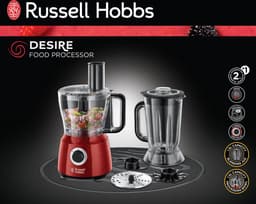 Russell Hobbs 24730-56 Desire Food Processor - Rood — thumbnail 2