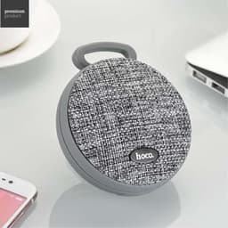 Hoco BS7 Bluetooth Speaker Fabric Grey - Draadoze luidspreker grijs — thumbnail 4