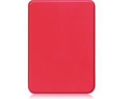 Hoesje Geschikt voor Kobo Clara 2E Hoes Book Case - eReader Hoes Geschikt voor Kobo Clara 2E Hoesje Book Cover - Rood