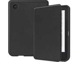 Hoes Geschikt voor Kobo Clara 2E - Luxe E-reader Bescherm Case - Hoesje Book Cover - Zwart
